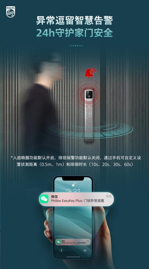 现代家庭的安全盾牌：飞利浦智能锁小蓝盾702FVP保障居家安全(图2)