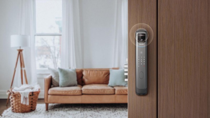 现代家庭的安全盾牌：飞利浦智能锁小蓝盾702FVP保障居家安全(图1)