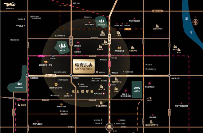售楼中心)2024最新铂宸未央-营销中心-建面约34-46㎡-建筑面积(图2)