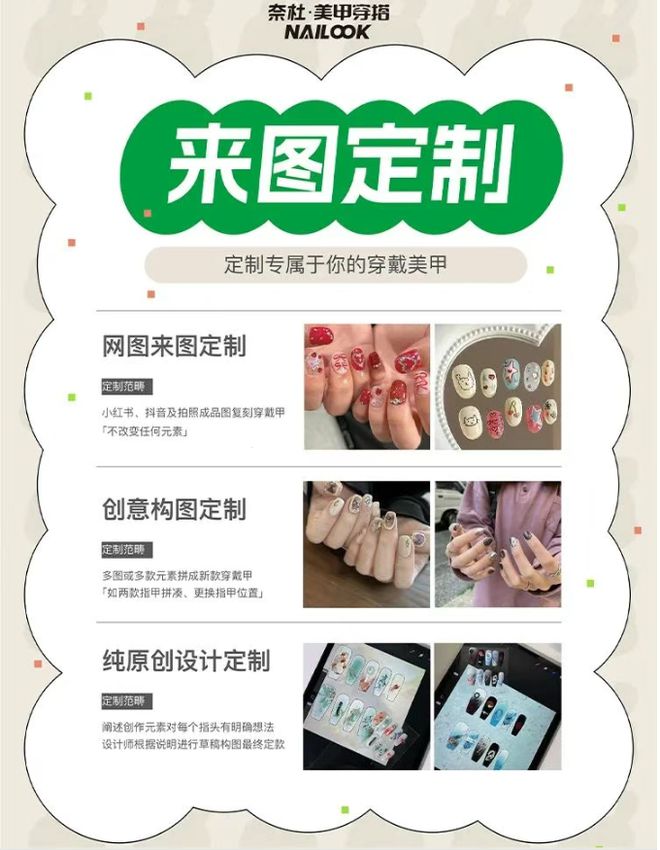 10分钟快速穿戴可重复使用橙柿请你体验奈杜星球美甲新流行(图7)
