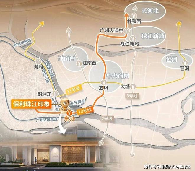 广州热搜楼盘｜ 保利珠江印象官方售楼处发布启幕鼎级尊邸奢境(图5)